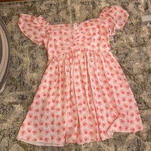 Line Lance Pink Flower Dress
